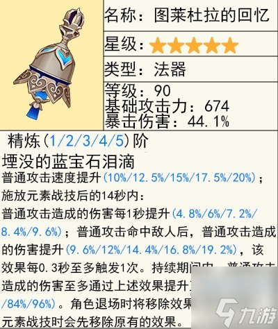 莱欧斯利四星武器推荐 原神莱欧斯利武器排行榜