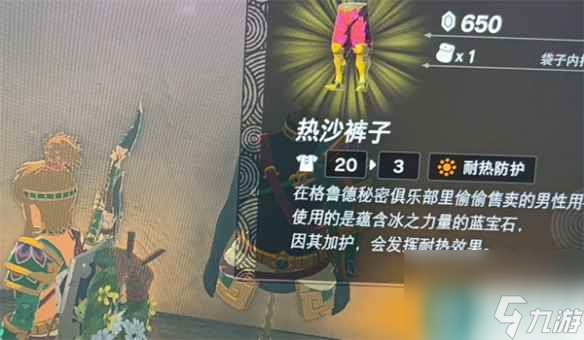 《塞尔达传说：王国之泪》耐热套介绍