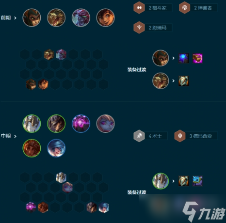 《云顶之弈》S9.54术士赌卡牌阵容玩法