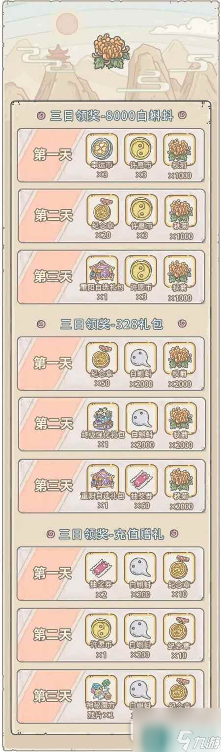 最强蜗牛重阳活动介绍2023