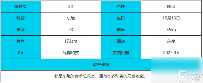 緋色回響靜角色怎么樣-靜角色介紹一覽