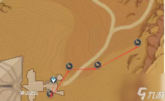 原神4.1圣金虫快速采集路线介绍