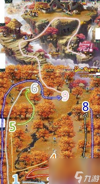 夢幻西游鬼楓林怎么過 鬼楓林地圖路線分享