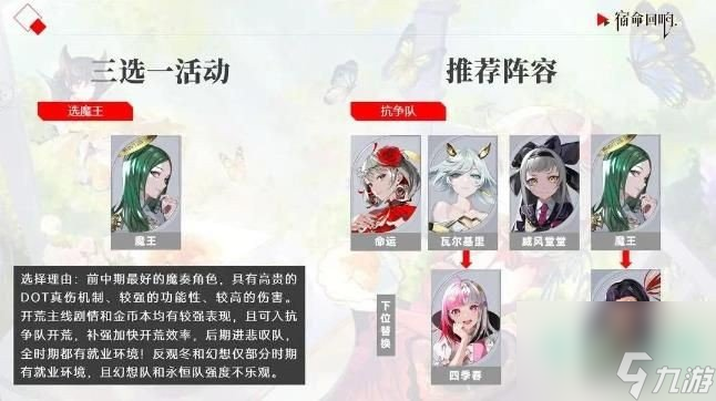 《宿命回响弦上的叹息》三选一奏者推荐