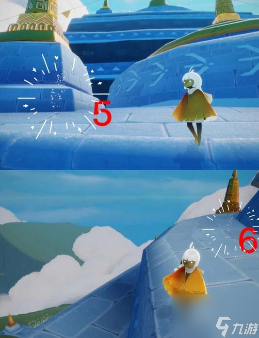 光遇云野21个小金人位置图解
