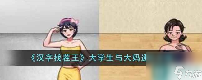 《汉字找茬王》大学生与大妈通关攻略