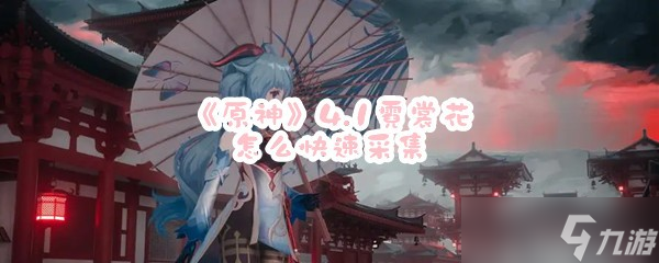 《原神》4.1霓裳花怎么快速采集