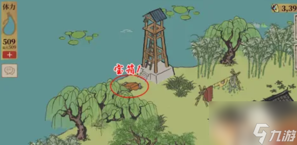 江南百景图钱塘春行宝箱和钥匙具体位置