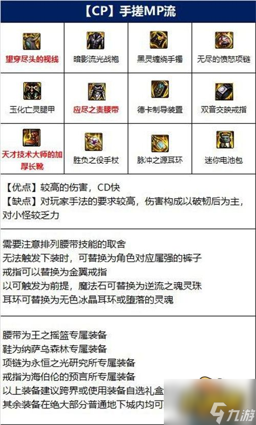 dnf110级死灵装备怎么搭配