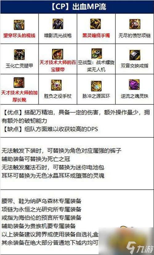 dnf110级死灵装备怎么搭配