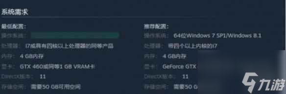 《恶灵附身1》配置最低要求介绍