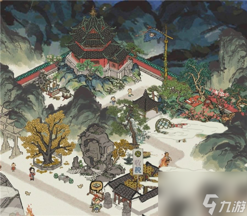 好看的布局图分享 江南百景图鸡鸣山最佳布局图