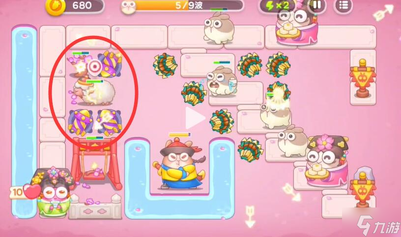 保卫萝卜4秋妃传第52关攻略