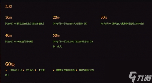 魔兽世界乌龟服硬核模式奖励每10级奖励介绍
