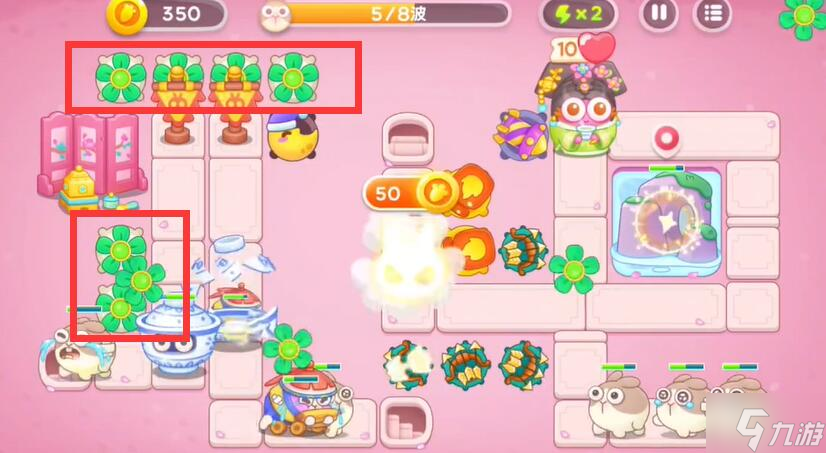 保卫萝卜4秋妃传第56关攻略