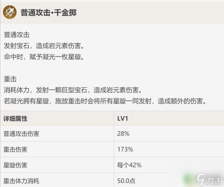 原神凝光技能详解 原神凝光技能详解