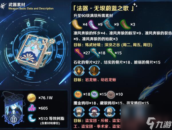原神无垠蔚蓝之歌适合什么角色-无垠蔚蓝之歌适合角色介绍