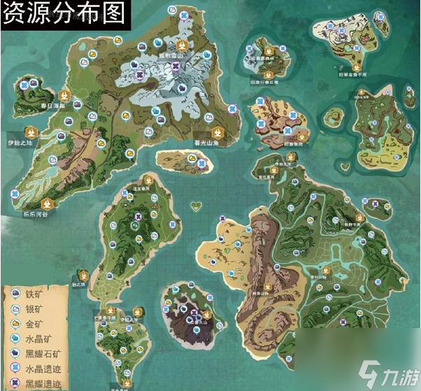 《创造与魔法》水晶矿位置一览