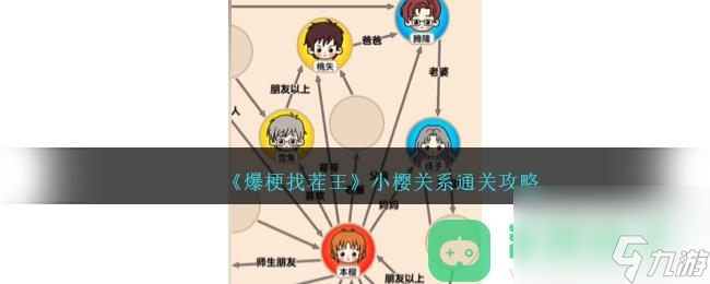 爆梗找茬王小樱关系通关攻略一览