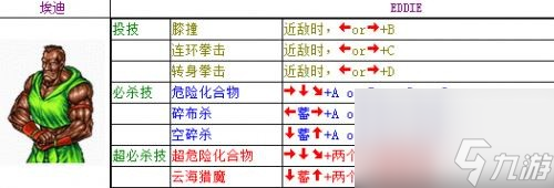《双截龙》全人物出招表一览