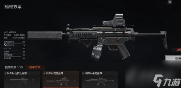 《暗区突围》MP5冲锋枪改造指南