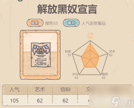 最强蜗牛解放黑奴宣言怎么样-解放黑奴宣言属性及获取途径介绍