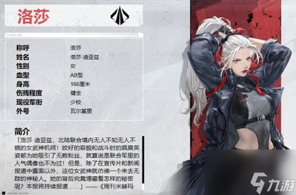 钢岚洛莎角色介绍