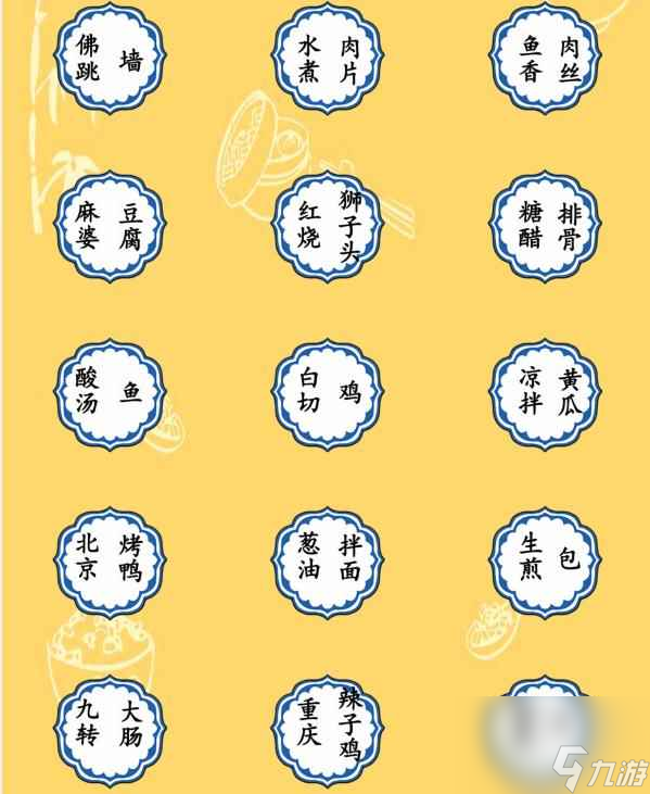 《就我眼神好》名菜匹配通关攻略