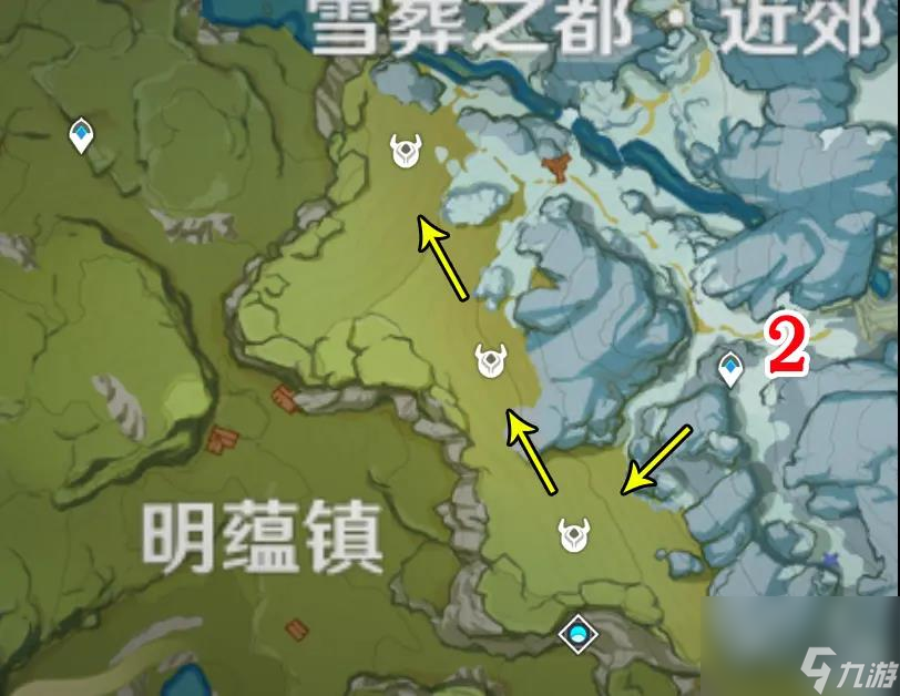 原神幼岩龙蜥分布图