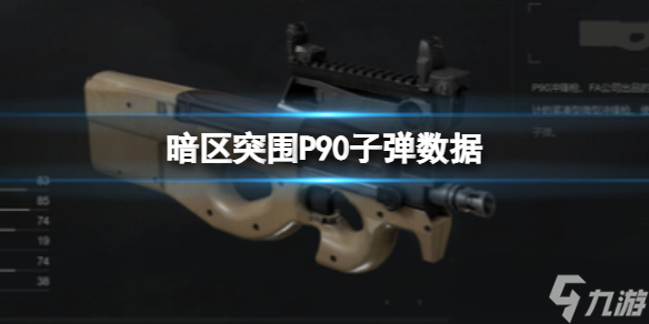 《暗区突围》P90子弹数据 P90子弹数据是什么