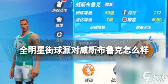 《全明星街球派对》威少怎么样 威少介绍