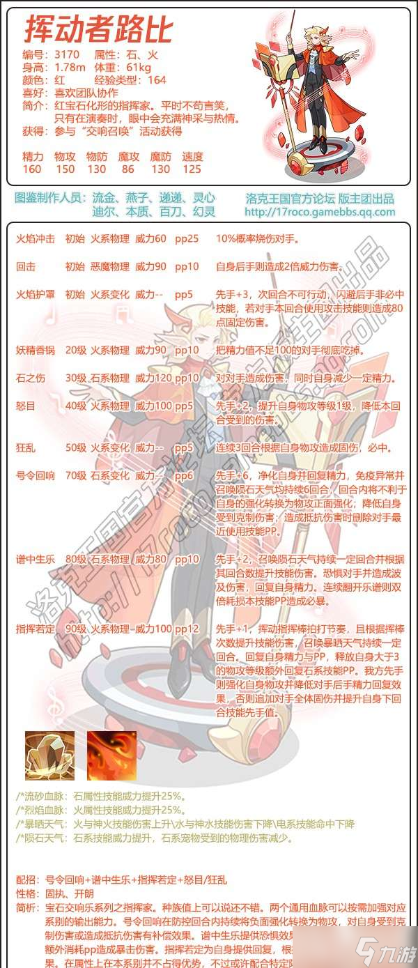 《洛克王国》挥动者路比性格推荐