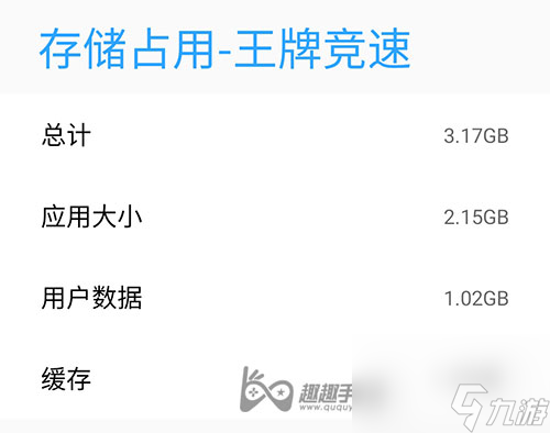 王牌竞速多少内存