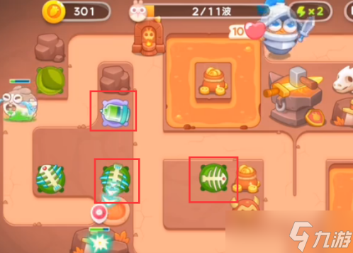 《保卫萝卜4》饿龙传说第40关全清通关速览