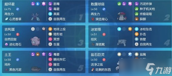 《宝可梦朱紫》单打受队推荐