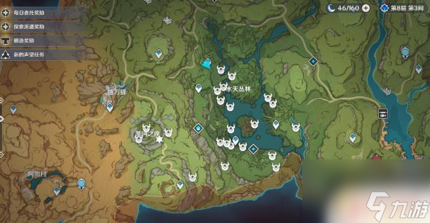 原神善见地探索100 原神善见地探索度百分百路线攻略