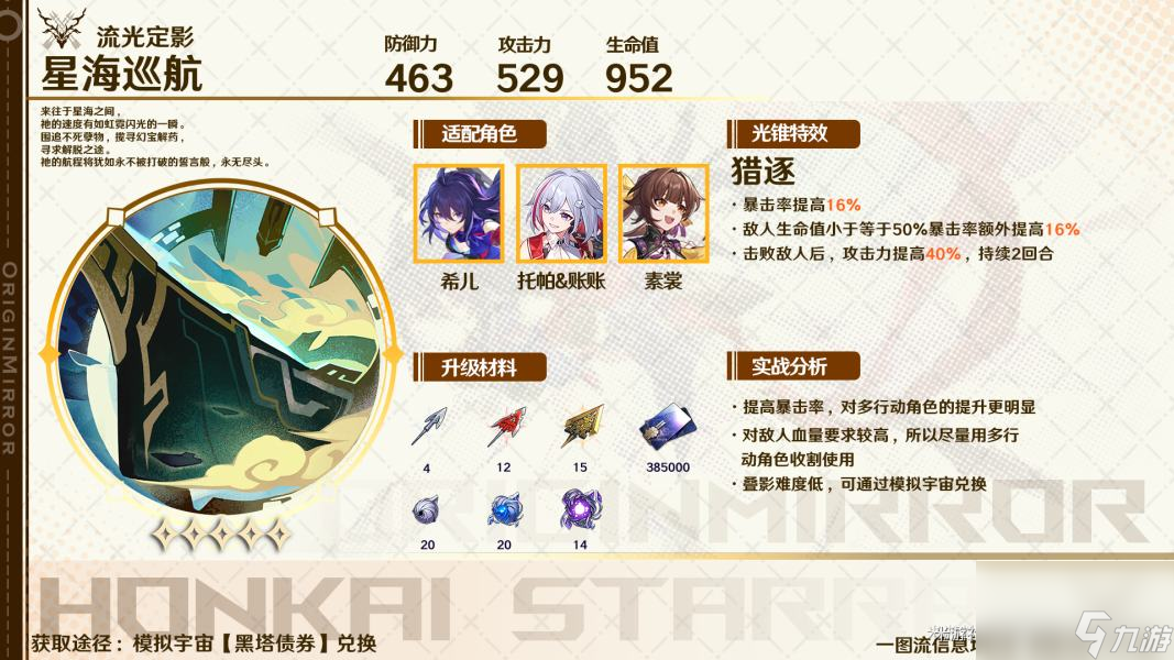 崩坏星穹铁道托帕光锥选择推荐
