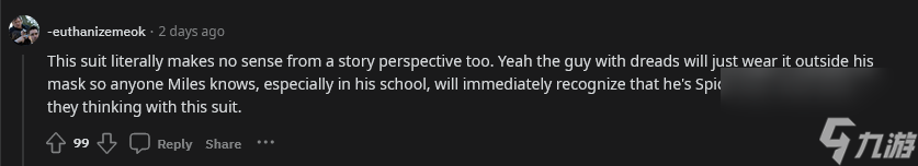 这是蜘蛛侠游戏史上最丑战衣你认同吗