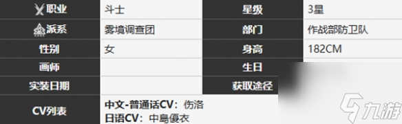 雾境序列瑟琳角色介绍