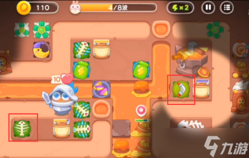 《保卫萝卜4》饿龙传说第37关全清通关速览