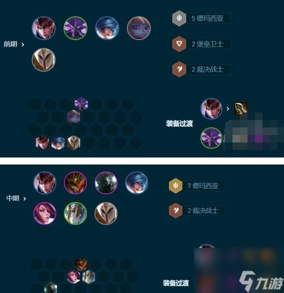 金铲铲之战S9.5转职7德玛阵容装备怎么搭配 搭配推荐