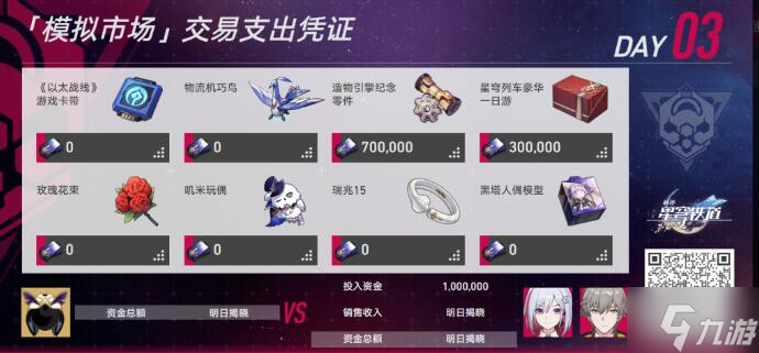 崩坏星穹铁道模拟市场第三天攻略