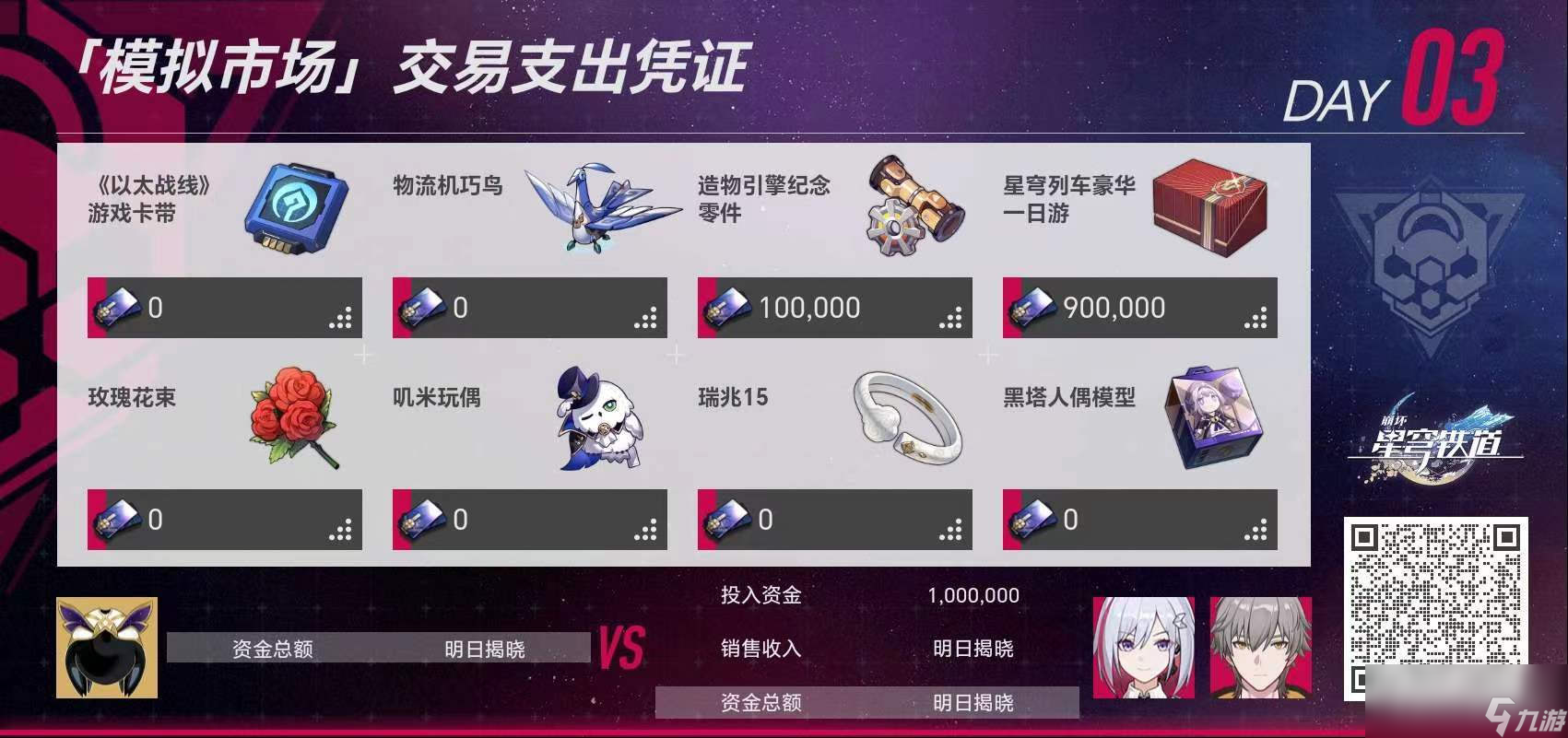 崩坏星穹铁道模拟市场第三天活动攻略