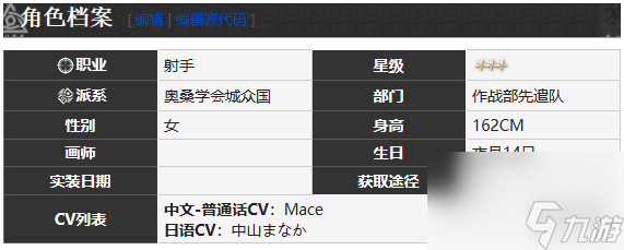 雾境序列弗蕾洛角色详解