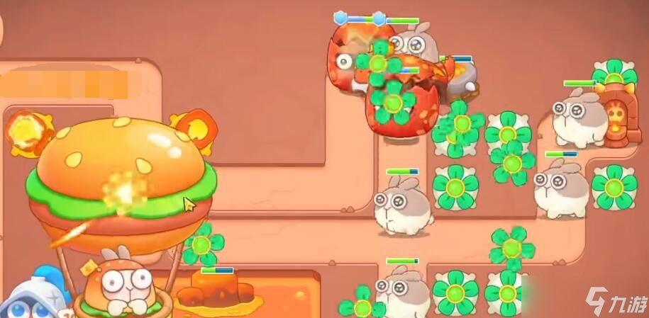 《保卫萝卜4》饿龙传说第54关全清通关速览