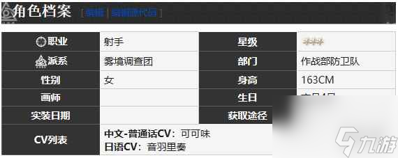 霧境序列波比角色介紹