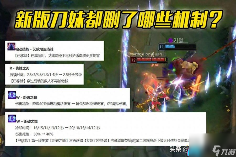 英雄联盟LOL刀妹杯削弱了多少次-刀妹削弱了什么详细解析