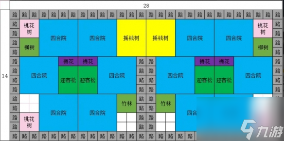 《蓬莱镇》四合院布局怎么摆 四合院布局图详解