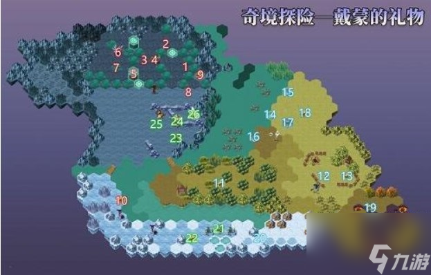剑与远征戴蒙的礼物路线图推荐路线 剑与远征戴蒙的礼物路线图怎么走