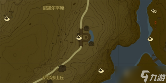 《塞尔达传说：王国之泪》撒丁公园遗迹克洛格位置